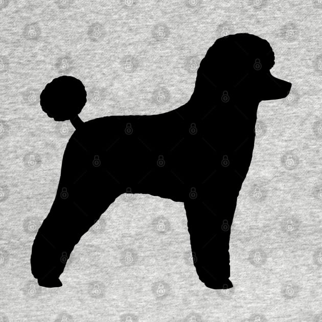 Black Toy Poodle Silhouette by Coffee Squirrel